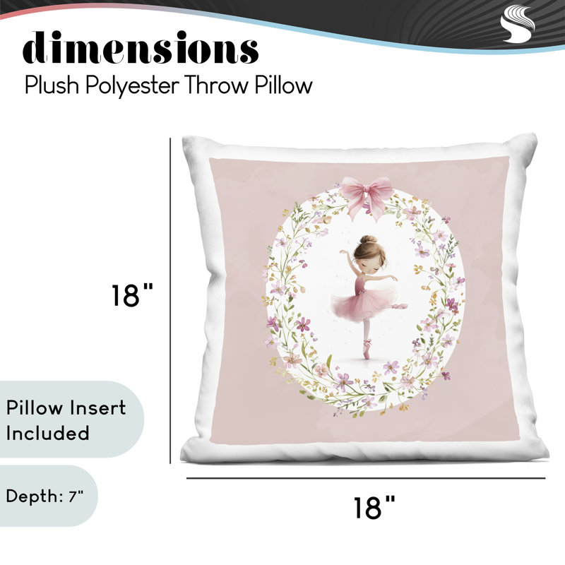 Coussin Ballet Dancing Princess