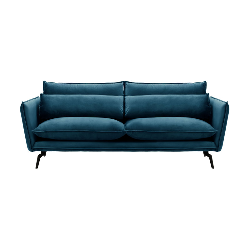 Fauske 2 Seater Sofa, 95cm H x 171cm W x 98cm D, Blue