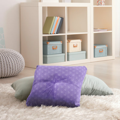 Coussin de sol zig zag classique