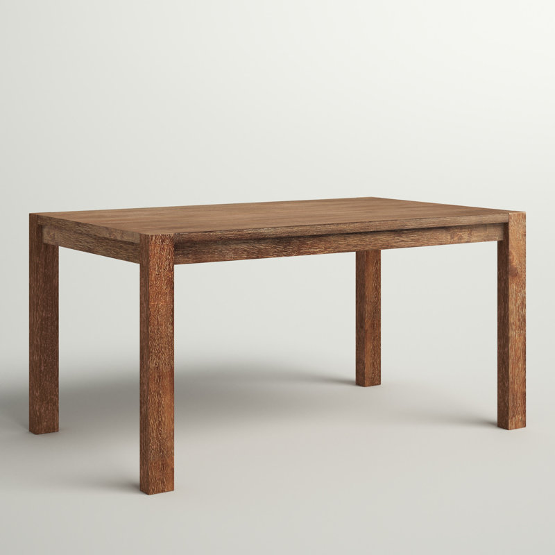 Dellbrook Solid Wood Base Dining Table, Driftwood