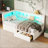 Upholstered Twin Size Platform Bed