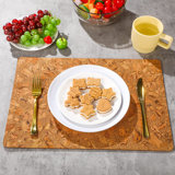 Manufactured Wood Solid Colour Rectangle Placemat