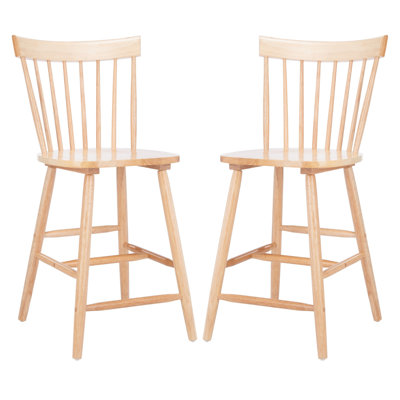 Stacee Solid Wood Counter Stool