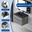 Meuble-lavabo mural mural flottant simple gris-832527709