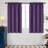 Room Darkening Rod Pocket Thermal Insulated Blackout Curtains (Set of 4)-1131898646-1131898652