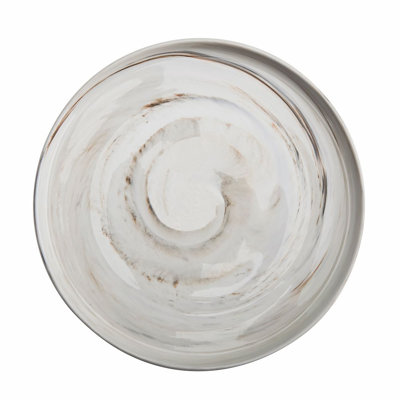 Assiette en marbre surélevée 11 po By Lucerne (Caisse de 12) (Porcelaine)