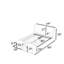 Queen Upholstered Platform Bed with LED Light and Dual Cat Caves-816722412