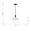 Sean Lavin Torian 1 Light Kitchen Pendant With Milk Clear Glass Mix Shade-1805792422