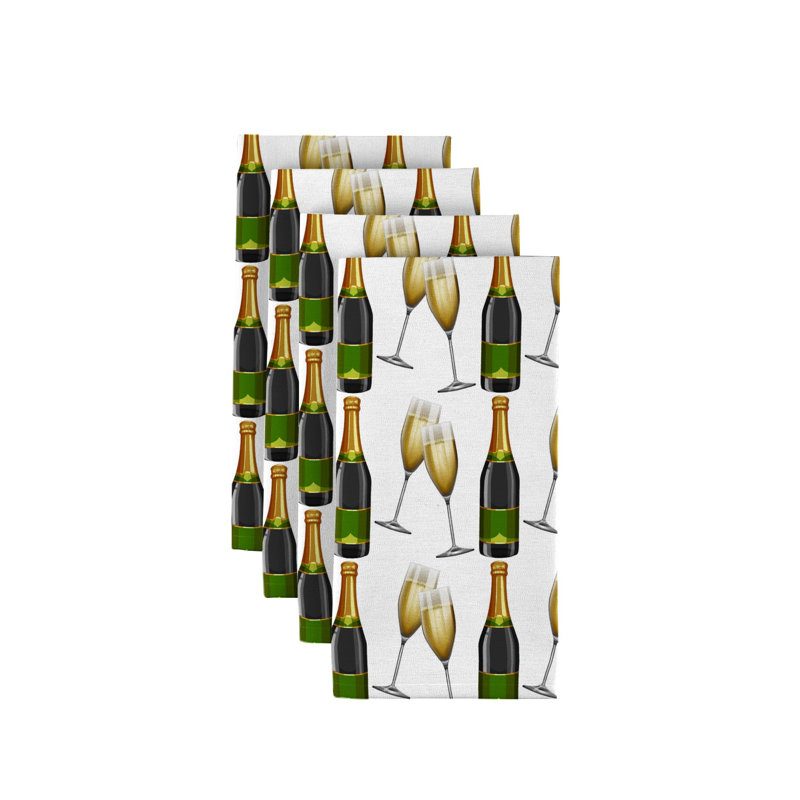 Polyester Abstract Square Napkin