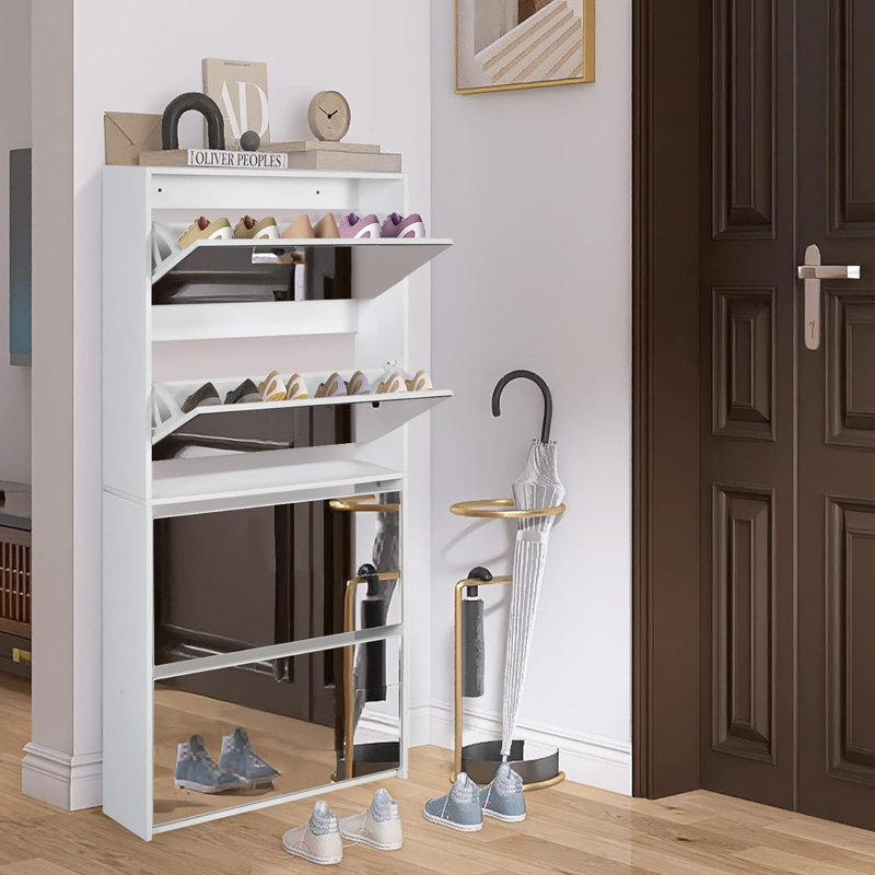 10 Pair Shoe Storage Cabinet