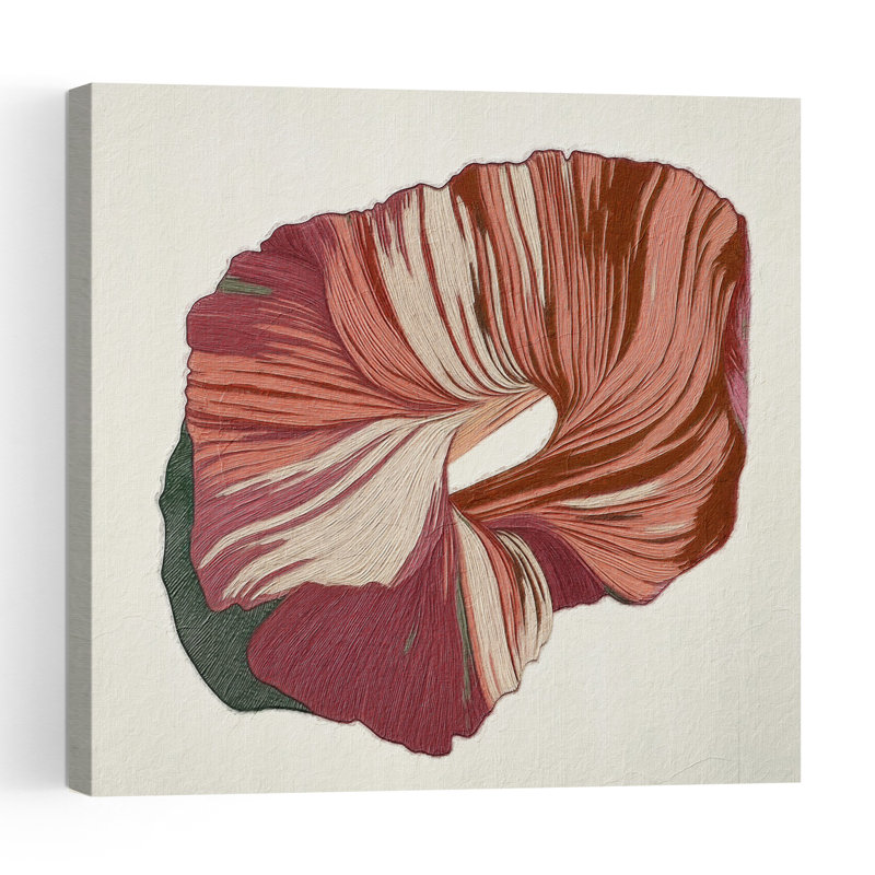 " Crimson Abstract Flow Abstract Contemporary Modern Wall Art Print " Print, H 24 po x l 24 po