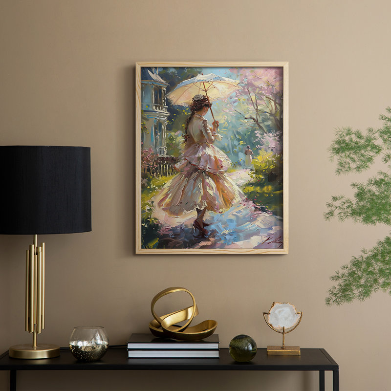 «WOMEN Series DCCLX III», reproduction encadrée - bois massif, Naturel, H 11 po x l 9 po