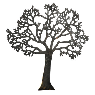 Outdoor Metal Wall Art, 21'' X 1'' X 22'' Inches