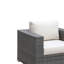 Chaise de patio avec coussin Shearin