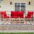  Malynn 4-Piece HDPE Rope Patio Sofa Set with Aluminum Frame & Coffee Table-487194737