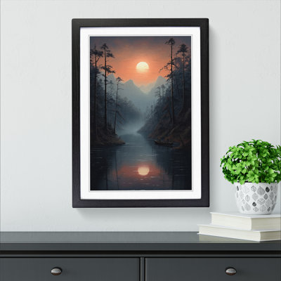 Lake Tachisme - Framed Print