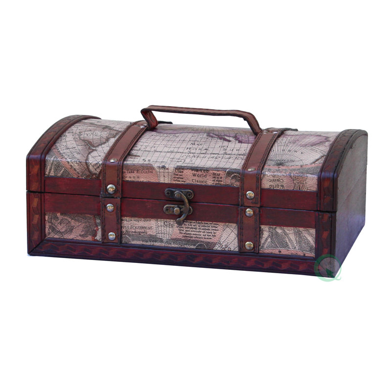 Wooden Decorative Trunk