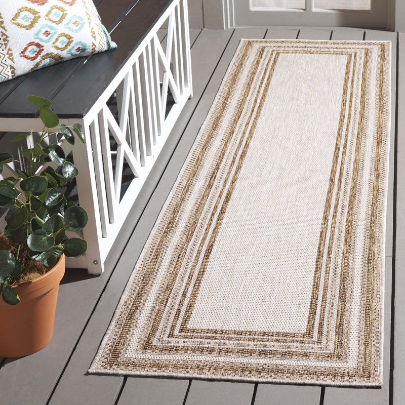 Tapis d'intérieur / extérieur Aliezah Performance, Tapis de couloir 2 pi 2 po x 8 pi