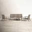 Adina Teak Premium All-Weather Wicker 5 - Person Patio Conversation Sets
