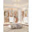 Closet System with 4 Hang Rods, Walk-in Closet Organizer System , Fits Spaces 4-9.8FT, White-2070129698