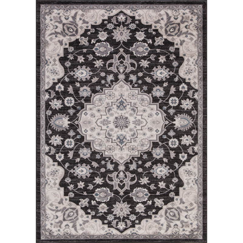 Oriental Indoor Rug, Rectangle 7' x 9'