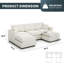 Canapé-lit modulaire pour salon modulaire 95,4 po Normail-1952792277