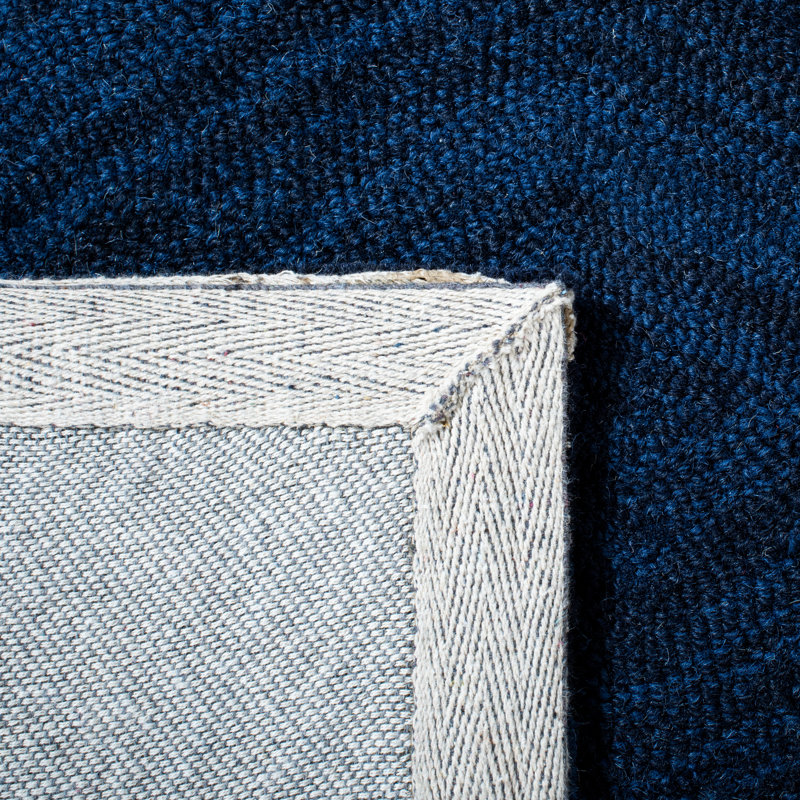 Altider Metro Hand Tufted Wool And Cotton With Latex Solid Color Rug, Rectangle 3' x 5'