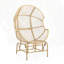 Fauteuil oscillant d'extérieur en osier-871695177