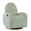 Fauteuil inclinable pivotant et à bascule à 360° - Vert clair-1595520370