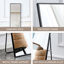 Miroir de plancher rectangulaire en alliage d'aluminium