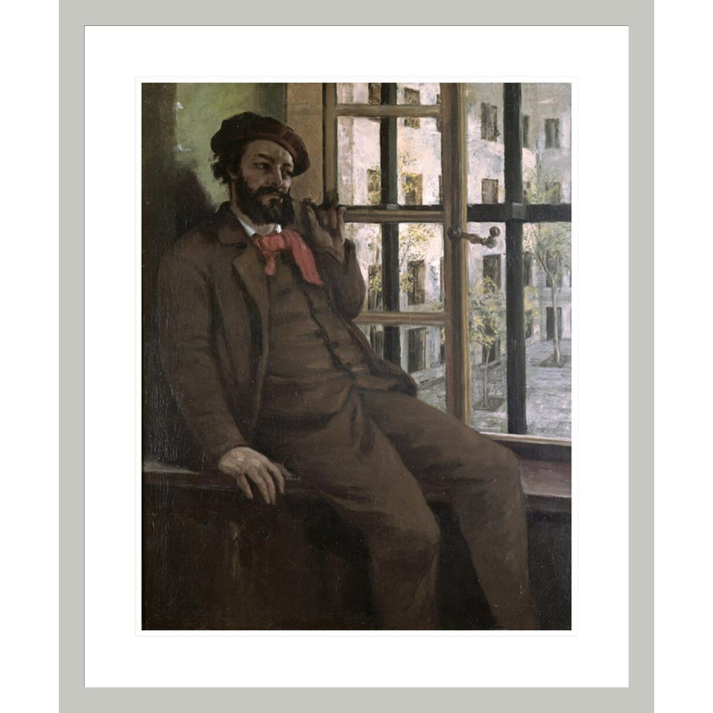 Autoportrait à Sainte-Pelagie par impression giclée encadrée, 28,16 po H x 23,5 po L