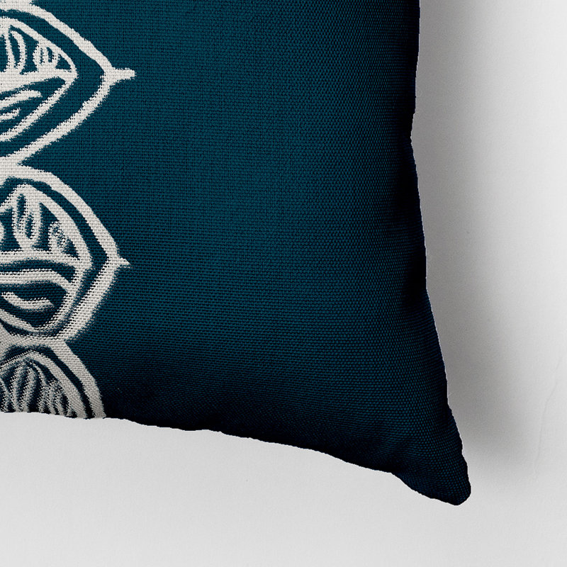 Housse et insert rectangulaires en coton, 20 po X 20 po, Bleu sarcelle