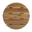 Table d'appoint ronde en bois massif