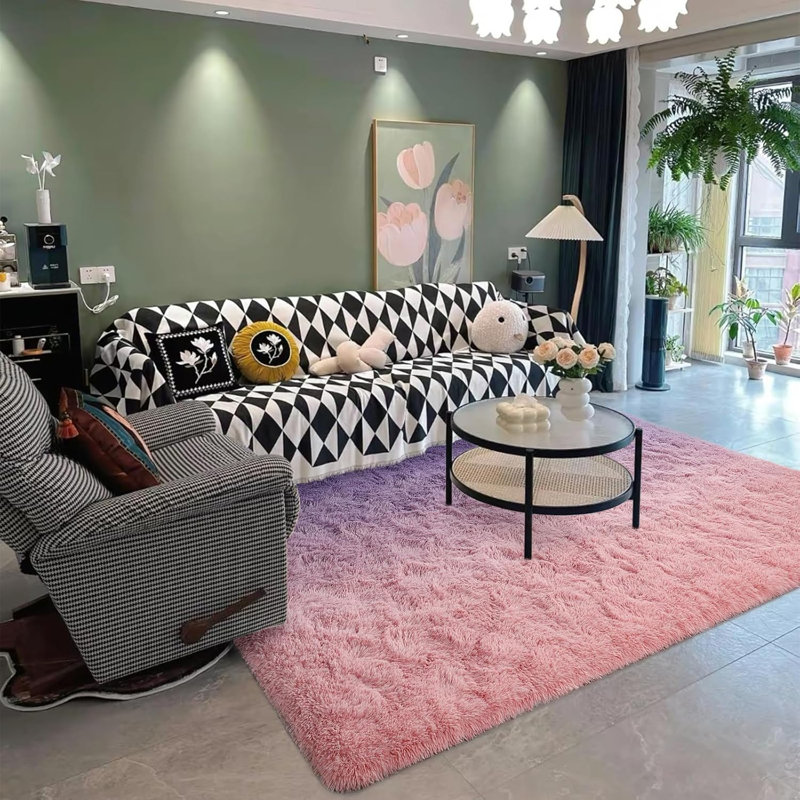 Ombre Shag Area Rug, Rectangle 183 x 275 cm