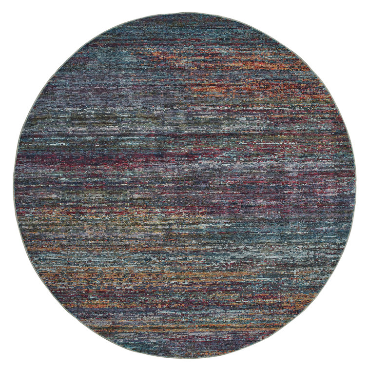 Synthetic Abstract Indoor Rug