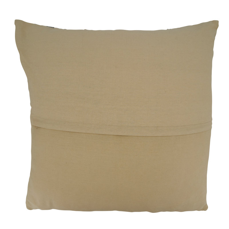 Black and White Thin Striped Down Filled Throw Pillow 22"
