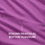 Super Soft Microfibre Reversible Plain Duvet Cover Set-116164207-116164209