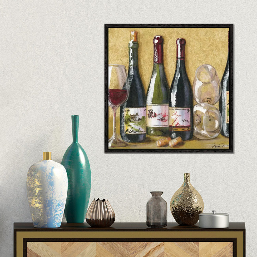 2013 Wine Tray von Malenda Trick - Galerie-verpackte Leinwand GiclÃ©e auf Leinwand