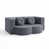 Lin de coton gris
