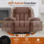Fauteuil inclinable surdimensionné avec chaleur et massage-2026175018
