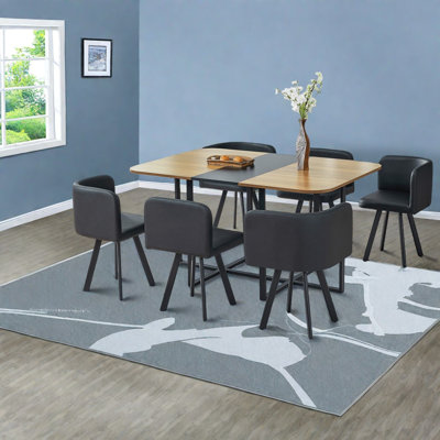 Modern Dining Table Sets(must Include Both Table And Chair), Mdf Wood, Small Kitchen