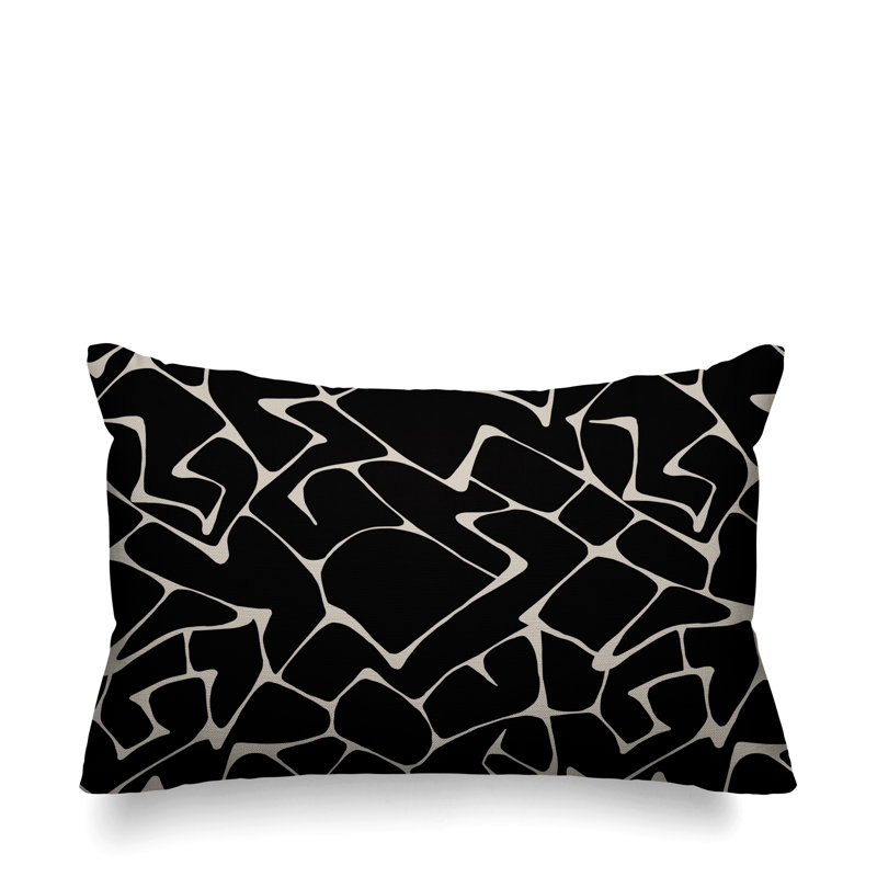 Housse de coussin d'extérieur Huxley, Noir
