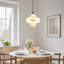 Lustre moderne à 4 lumières Emel pour salle à manger, salon, chambre à coucher