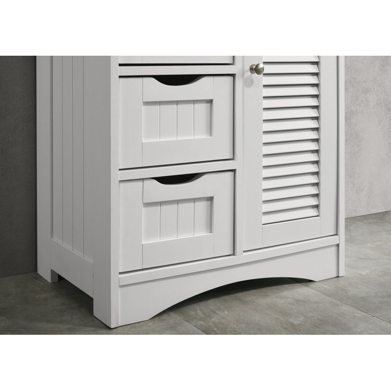 Danna Bathroom Cabinet, White
