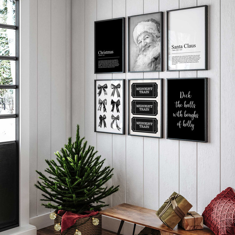 Collection Silent Night, reproduction d'art, H 17,5 po x l 81 po, Or poli
