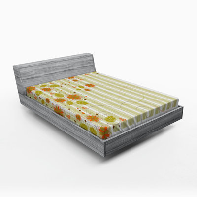 Microfiber Polka Dots Fitted Sheet