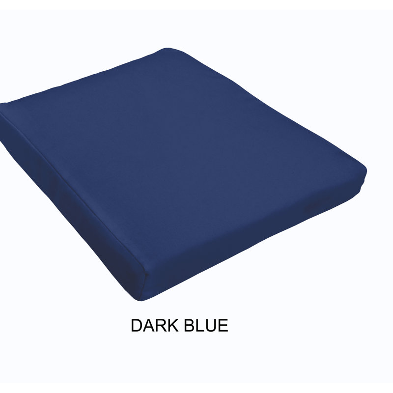 Outdoor 2.5'' Dining Chair Back Cushion, Marine