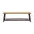 Farmhouse Modern Solid Wood Rattan Bench-634086199