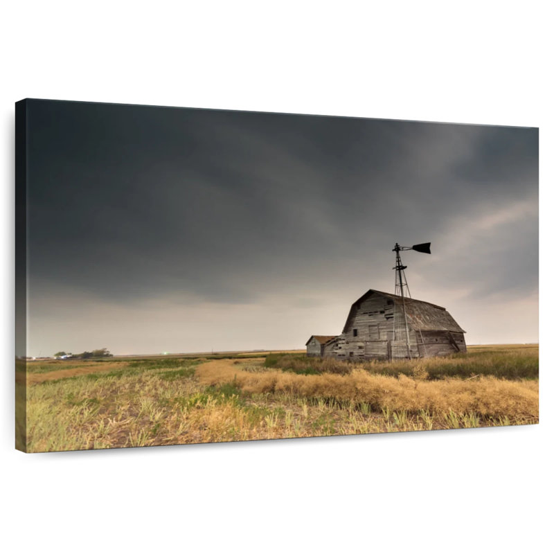 Alvord Saskatchewan Vintage Barn, 16" H x 24" W