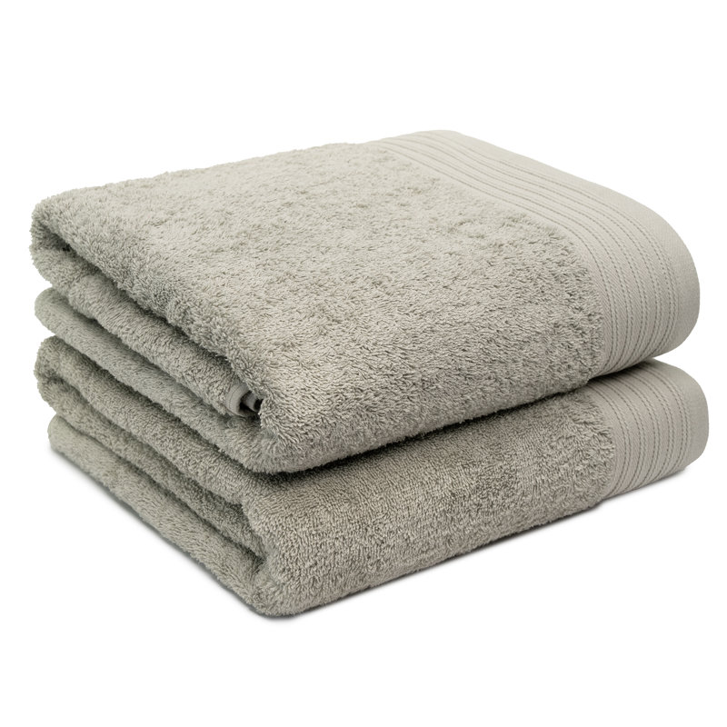 Lorena Midweight Bath Sheet, Silver